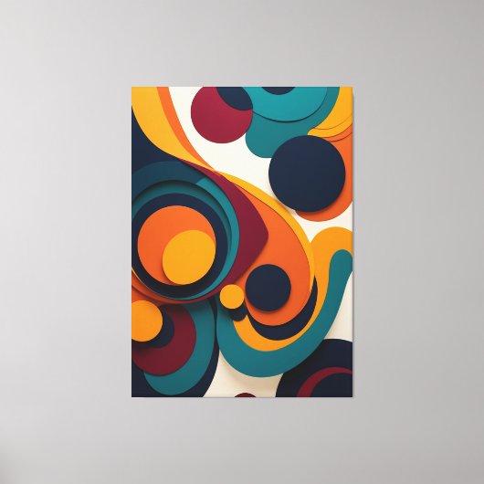 Bewegung in der Kunst Leinwanddruck (Vorderseite)