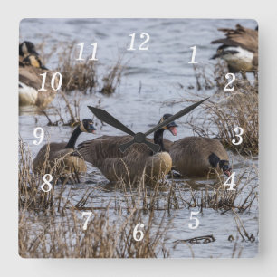 Bewegung in der Wall-Uhr Quadratische Wanduhr
