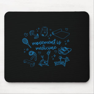 Bewegung ist die Motivierend physische Mousepad