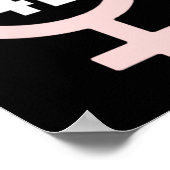 Bewegung Koreanischer Feminist Poster (Ecke)