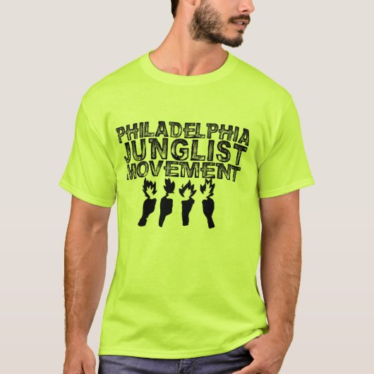 Bewegung Philadelphias Junglist T-Shirt (Vorderseite)