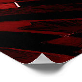 Bewegung - Rot Poster (Ecke)