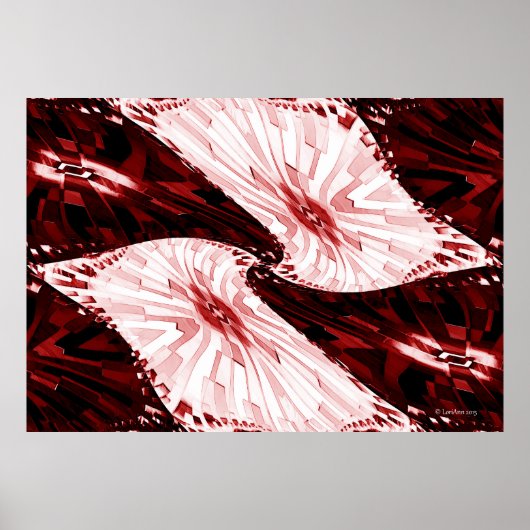 Bewegung - Rot Poster (Vorne)