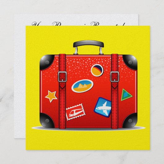 Bewegung ... Ruhestand... Einladung (Vorne/Hinten)