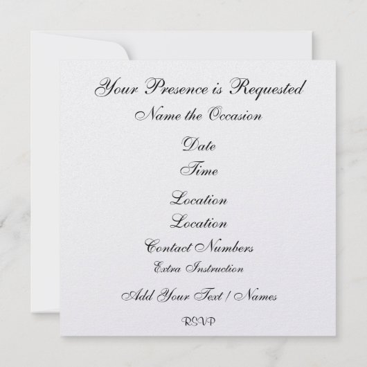 Bewegung ... Ruhestand... Einladung (Rückseite)