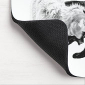 Bewegung über Worte Mousepad (Ecke)