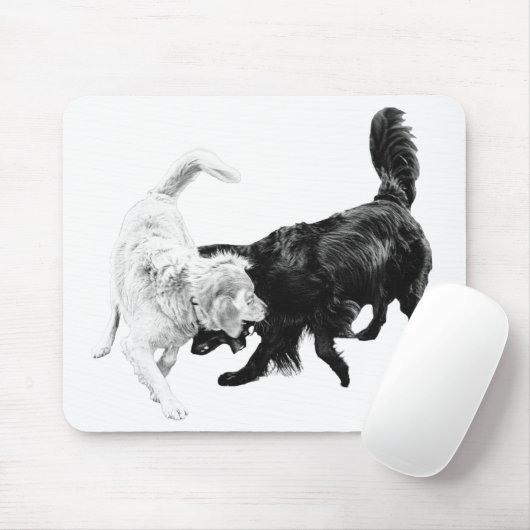 Bewegung über Worte Mousepad (Mit Mouse)
