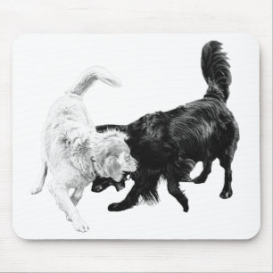 Bewegung über Worte Mousepad