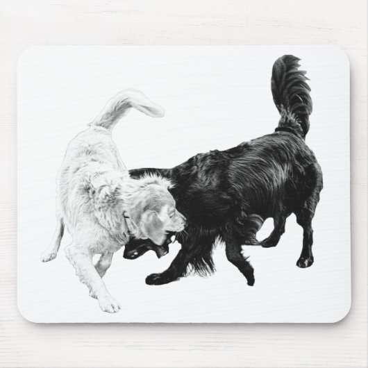 Bewegung über Worte Mousepad (Vorne)