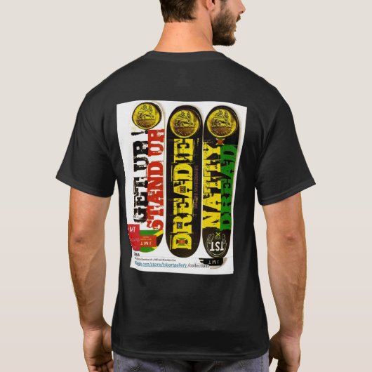 BEWEGUNG UND GWAY Basic Dunkel T - Shirt (Rückseite)