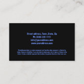 Bewegung und Wiederherstellung der Funktion des Ph Visitenkarte (Rückseite)