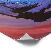 Bewegung unter dem Mond Poster (Ecke)