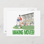 Bewegungen machen postkarte (Vorne/Hinten)