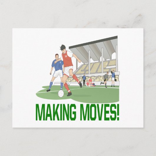 Bewegungen machen postkarte (Vorderseite)