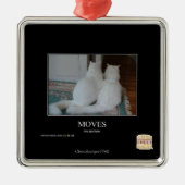 Bewegungen Silbernes Ornament (Vorne)