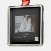 Bewegungen Silbernes Ornament (Links)