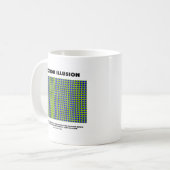 Bewegungs-Illusion (optische Täuschung) Kaffeetasse (Vorderseite Links)