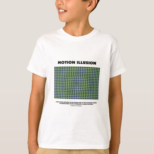 Bewegungs-Illusion (optische Täuschung) T-Shirt (Vorderseite)