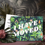 BEWEGUNGSANKÜNDIGUNG: Bunter Dschungel Botanicals Postkarte<br><div class="desc">Fügen Sie Ihren eigenen Text auf der Vorder- und Rückseite,  oder ändern Sie die Farben. Werfen Sie einen Blick in meinen Shop für mehr! Lass mir Bescheid,  wenn du etwas Angewohntes willst!</div>
