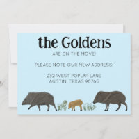 BEWEGUNGSANKÜNDIGUNG Familie Javelina Südwesten