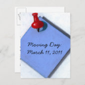 BEWEGUNGSANKÜNDIGUNG: Memo: Realismus Kunst Ankündigungspostkarte (Vorne/Hinten)