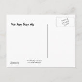 BEWEGUNGSANKÜNDIGUNG: RINDFLEISCH ANKÜNDIGUNGSPOSTKARTE (Rückseite)