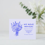 BEWEGUNGSANKÜNDIGUNG Wildblume Bouquet Niedlich Do Postkarte (Stehend Vorderseite)