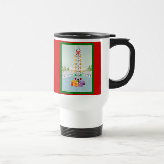 Bewegungshauptweihnachtsreise-Tasse Reisebecher