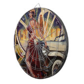 Bewegungsstadt Detroits, Michigan | Dartscheibe (Vorderseite rechts)