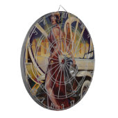 Bewegungsstadt Detroits, Michigan | Dartscheibe (Vorderseite Links)