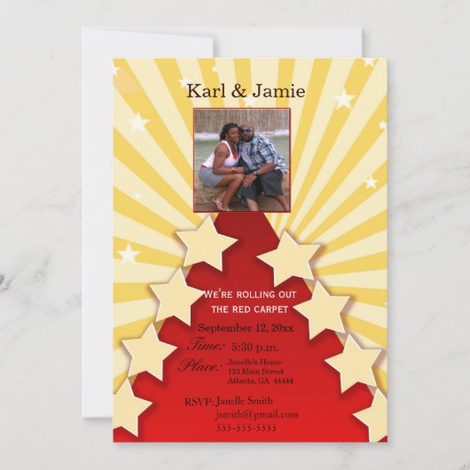 Bewegungstheatereinladung Einladung (Vorderseite)