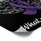 Beweis, dass ich Ihre Epilepsie leid habe Poster (Ecke)