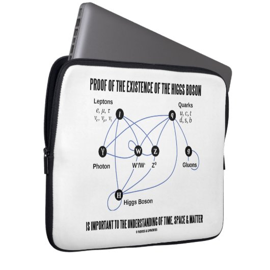 Beweis des Bestehens des Higgs Boson Laptopschutzhülle (Vorne Rechts)