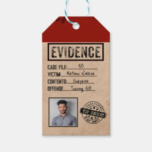 Beweise für das Mordgeheimnis mit echtem Verbreche Geschenkanhänger