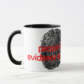 Beweise liegen nicht tasse (Links)