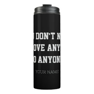 Beweise Nichts Minimalistischer Thermobecher  Thermosbecher