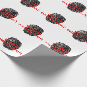 Beweise stimmen nicht geschenkpapier