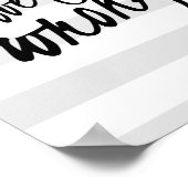 Beweisen Sie, dass sie ein falsches Motivierend An Poster (Ecke)