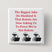 Beweisen Sie, dass Sie ein menschlicher Knopf sind Button (Vorderseite)