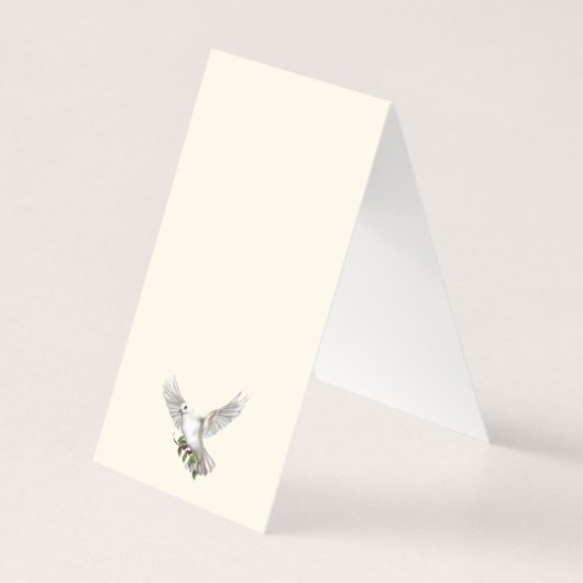 Beweiserteilung der Taufen von Tauben (Rückseite)