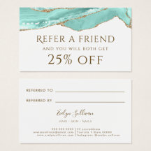 Beweiskarte Aquamarine Agate