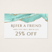 Beweiskarte Aquamarine Agate (Vorderseite)