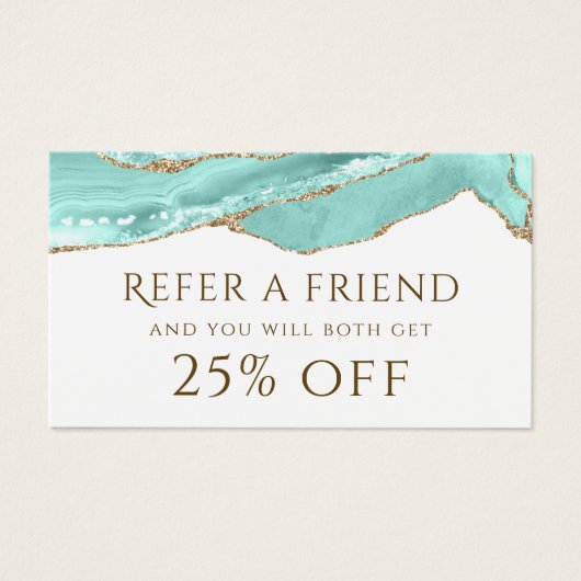 Beweiskarte Aquamarine Agate (Vorderseite)