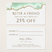 Beweiskarte für das Meeresrauschen (Vorne & Hinten)