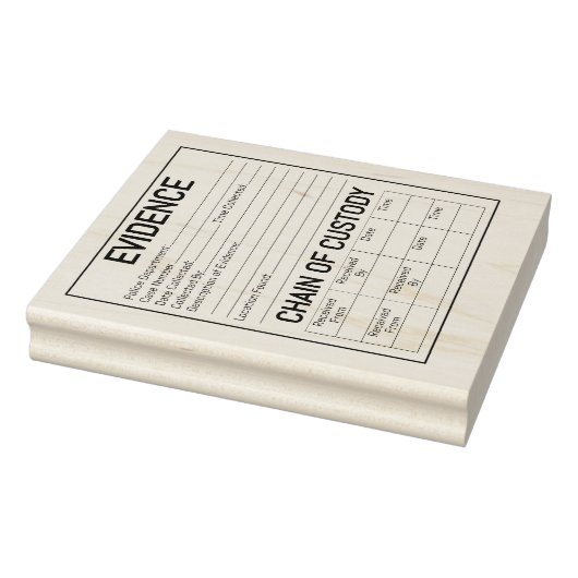 Beweiskette für das Sorgerecht - Spielfeld Gummistempel (Stempel)