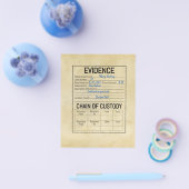 Beweiskette für das Sorgerecht spielt eine wichtig Flyer (Einzeln)