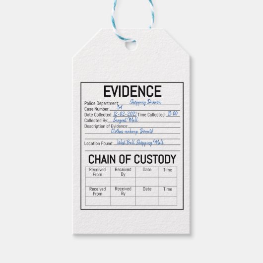 Beweiskette für das Sorgerecht spielt eine wichtig Geschenkanhänger (Vorderseite)