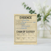 Beweiskette für die Rolle des Spiels bei der Sorge Postkarte (Stehend Vorderseite)