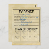 Beweiskette für die Rolle des Spiels bei der Sorge Postkarte (Vorne/Hinten)