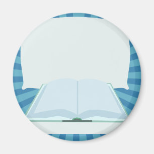 Bewerben Sie Ihr Buch Titel hier einfügen Magnet